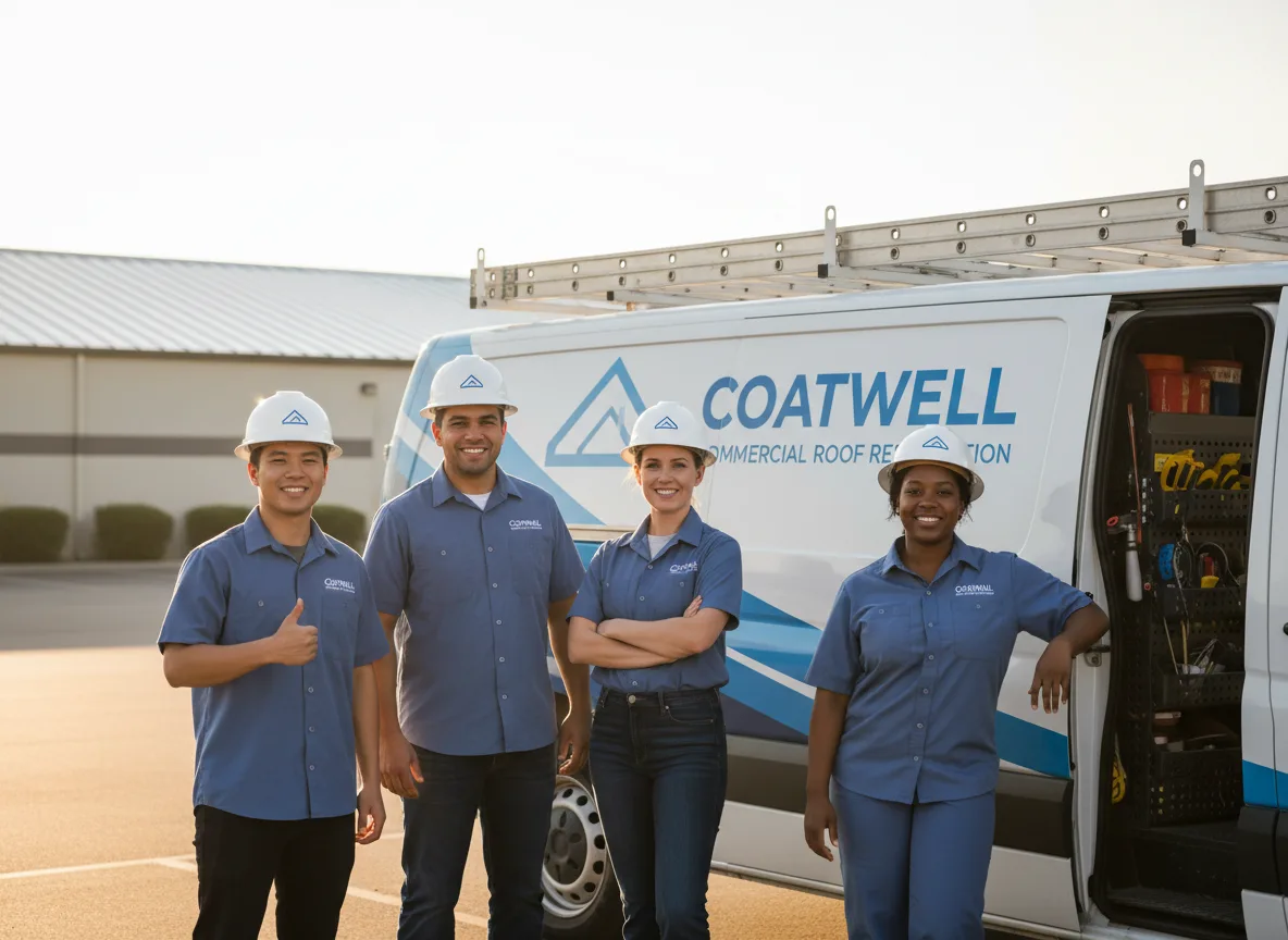 Commercial roof coating company in Stephenson, MI